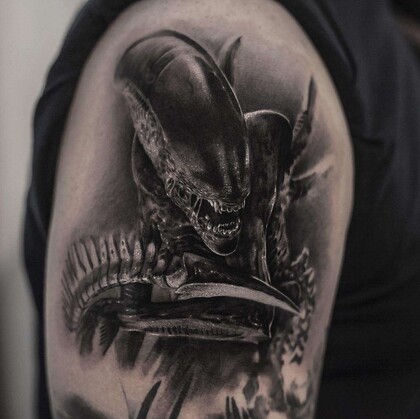 Tattoo-Ideen # Tattoo Artist Inal Bersekov