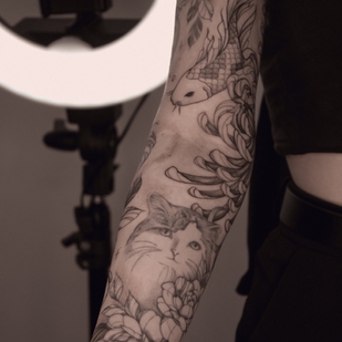 tattoo #55455 | Tattoo Artist Polina Lihacheva | Polyashatattoo