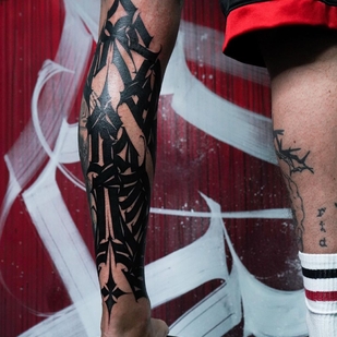 Lettering tattoo #55511 | Tattoo Artist Igor Klimin