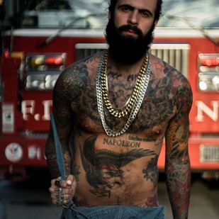 🔥 Heiße Fotos, Model-Portfolio  #21910 Tätowiermodell Brett David