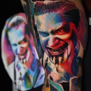 Männlich  Porträt tattoo auf Ärmel #72476 | Tattoo Artist Bruno Perdiz