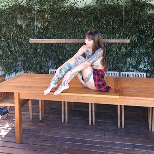 🔥 Heiße Fotos, Model-Portfolio  #23047 Tätowiermodell Barbara Knox