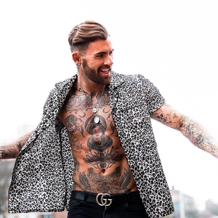 🔥 Heiße Fotos, Model-Portfolio  #23755 Tätowiermodell Chris Perceval