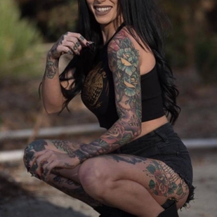 🔥 Heiße Fotos, Model-Portfolio  #23416 Tätowiermodell Brianna Hull