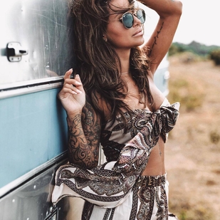 🔥 Heiße Fotos, Model-Portfolio  #23985 Tätowiermodell Ida Mårtensson