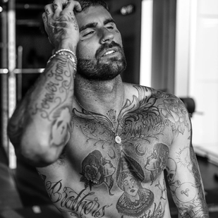 🔥 Heiße Fotos, Model-Portfolio  #23761 Tätowiermodell Chris Perceval