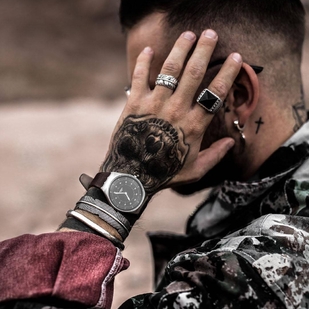 🔥 Heiße Fotos, Model-Portfolio  #24142 Tätowiermodell Patrick Dos Santos Aveiro