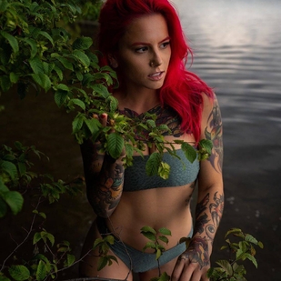 🔥 Heiße Fotos, Model-Portfolio  #32134 Tätowiermodell Tori Surowiec