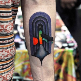 tattoo #1761 | Tattoo Artist David Cote Peyote