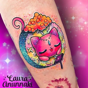 Weiblich Farbe  tattoo auf Unterarm #13439 | Tattoo Artist Laura Annunaki