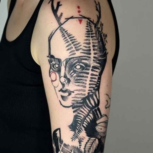 tattoo #13010 | Tattoo Artist Katarzyna Krutak