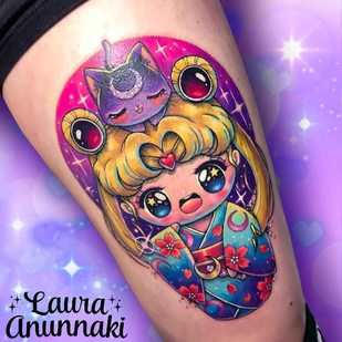 Weiblich Farbe  tattoo auf Unterarm #13447 | Tattoo Artist Laura Annunaki
