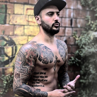 🔥 Heiße Fotos, Model-Portfolio  #24287 Tätowiermodell Luigi Lauro