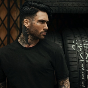 🔥 Heiße Fotos, Model-Portfolio  #25223 Tätowiermodell Ian Elkins