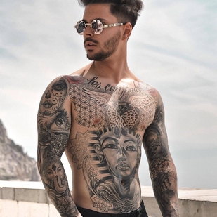 🔥 Heiße Fotos, Model-Portfolio  #24401 Tätowiermodell Gonçalo Olivier