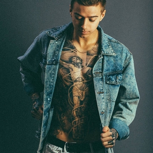 🔥 Heiße Fotos, Model-Portfolio  #25057 Tätowiermodell Jordan Feno