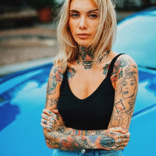 🔥 Heiße Fotos, Model-Portfolio  #25040 Tätowiermodell Valentina Belleza