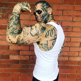 🔥 Heiße Fotos, Model-Portfolio  #24391 Tätowiermodell Crazy Ruben (Ruben Contreras)