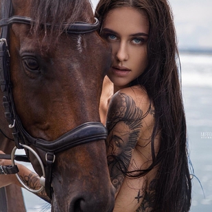 🔥 Heiße Fotos, Model-Portfolio  #42222 Tätowiermodell Tatyana Bahtina