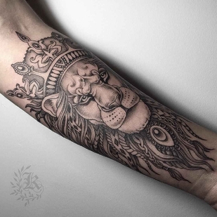 tattoo #4635 | Tattoo Artist Kristina Darmaeva