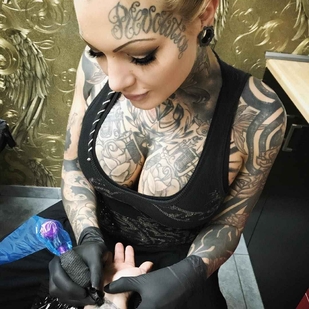 🔥 Heiße Fotos, Model-Portfolio  #13863 Tätowiermodell Mara Inkperial