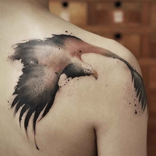 Weiblich Farbe Aquarell tattoo #14315 | Tattoo Artist Chen Jie