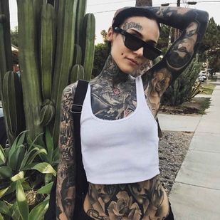 🔥 Heiße Fotos, Model-Portfolio  #13616 Tätowiermodell Monami Frost (Irena Straume)