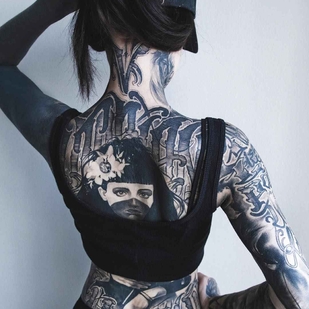 🔥 Heiße Fotos, Model-Portfolio  #13620 Tätowiermodell Monami Frost (Irena Straume)