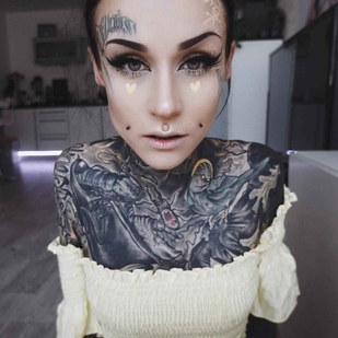🔥 Heiße Fotos, Model-Portfolio  #13625 Tätowiermodell Monami Frost (Irena Straume)