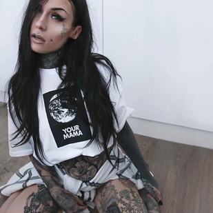 🔥 Heiße Fotos, Model-Portfolio  #13627 Tätowiermodell Monami Frost (Irena Straume)