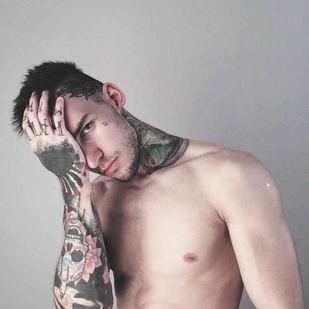 🔥 Heiße Fotos, Model-Portfolio  #13836 Tätowiermodell Sumenkov Nikita