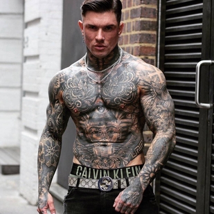 🔥 Heiße Fotos, Model-Portfolio  #32849 Tätowiermodell Andrew England