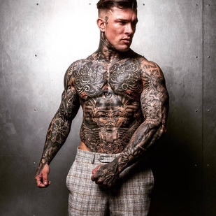 🔥 Heiße Fotos, Model-Portfolio  #32856 Tätowiermodell Andrew England