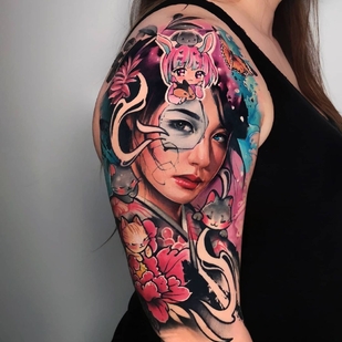 tattoo #43030 | Tattoo Artist Carolina Caos Avalle