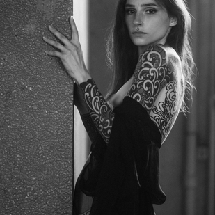 🔥 Heiße Fotos, Model-Portfolio  #43386 Tätowiermodell Noémie