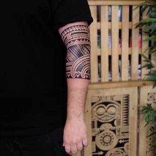 Polynesisch tattoo #59771 | Tattoo Artist maksim kokin