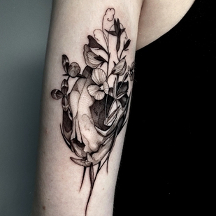 tattoo #75074 | Tattoo Artist Aleksandra Gagarina