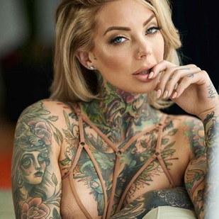 🔥 Heiße Fotos, Model-Portfolio  #14754 Tätowiermodell Madison Skye