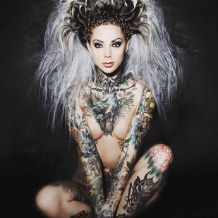 🔥 Heiße Fotos, Model-Portfolio  #14764 Tätowiermodell Madison Skye