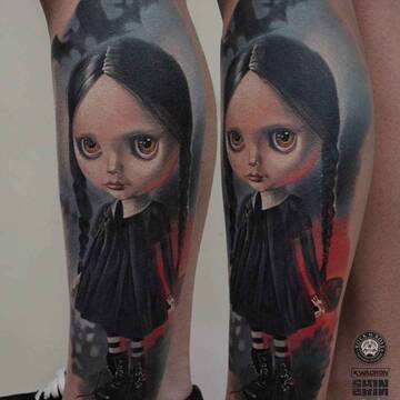 Tattoo artist Dima Khominskiy