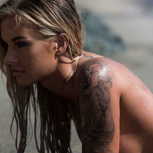 🔥 Heiße Fotos, Model-Portfolio  #15009 Tätowiermodell Lauren Houldsworth