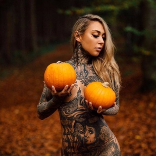 🔥 Heiße Fotos, Model-Portfolio  #34068 Tätowiermodell Daniela Bittner