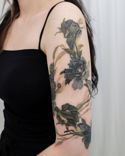 Tattoo-Ideen # Tattoo Artist guppy.flowertattoo