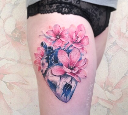 Tattoo-Ideen # Tattoo Artist Ekaterina Garnet / Katy Garnet