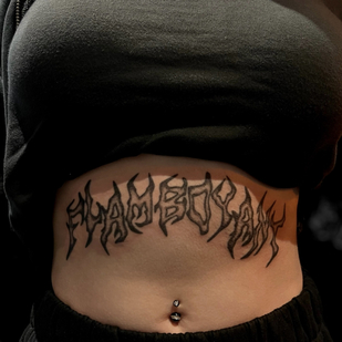 Lettering tattoo #77150 | Tattoo Artist Claudia Fedorovici