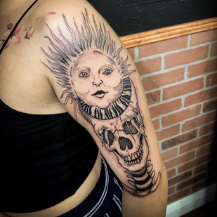 Weiblich Schwarz Blackwork tattoo #78493 | Tattoo Artist Diego Conci