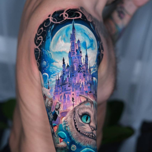 Männlich Farbe Realismus tattoo auf Ärmel #78966 | Tattoo Artist Kirill Antique