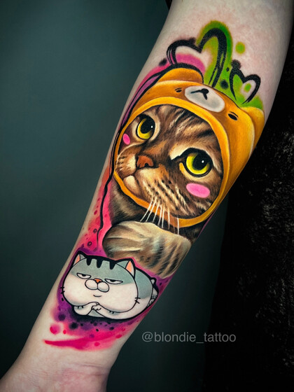 Tattoo-Ideen # Tattoo Artist Albina Kruchinina / blondie_tattoo