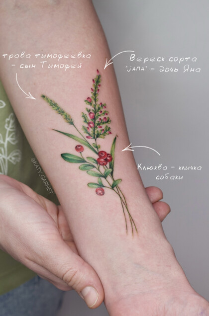 Tattoo-Ideen # Tattoo Artist Ekaterina Garnet / Katy Garnet
