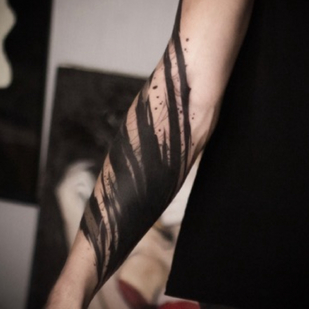 Männlich Schwarz Abstrakt tattoo #81233 | Tattoo Artist Maxim zaycev_ink